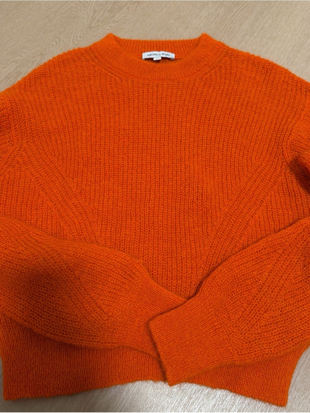 VERONICA BEARD Orange Knit Sweater